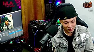 Redhead stunner shows off in wild public podcast moment