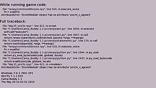 What unfolds in Camp Buddy's beach episode with Yoichi on part 09?