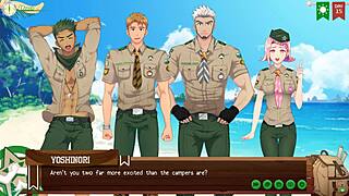 What unfolds in Camp Buddy's beach episode with Yoichi on part 09?