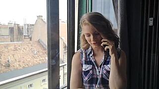 cucky your blonde wife sucks big black cock close up part 1