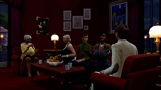 Sims 4 Police Academy 3 Parody with Milf Handjob in Shower