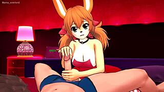 I'm hot and dressed in swimsuit for this uncensored hentai scene