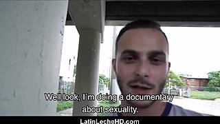 Straight Latino Boy Meets Stranger for Movie