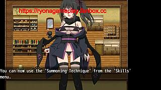 Hey, check out this hot geisha in the hentai game!