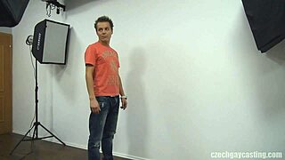 Czech gay casting features Mario in raw POV blowjob and hardcore amateur fucking.