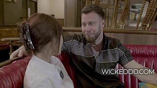 petite asian waitress carry gets nailed hard!