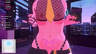 bunny vtuber dominates with futa cock