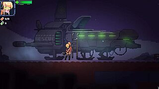 in zetria ep 1, she fucks an alien monster cock to heal herself.