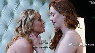 Siri Dahl and Charlie Forde explore new curves in lesbian muff diving