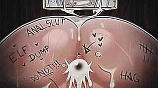 Blacked anime girls give BNWO JOI