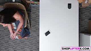 Stiff Dick Punishment For Cutie Jacker Avi In Shop Blowjob