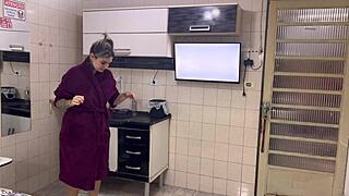 hiring a maid who fucks daily with me and husband, walks naked, gives ass - did she get hired?