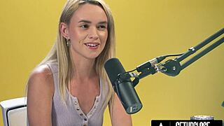 In This Up-Close Scene, Petite Blonde Khloe Kingsley Fingers Her Clit to Orgasm in a Hairy Solo Masturbation