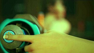 Bridgitte puts tracer in machine