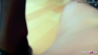 German Domina Jerks Slave Cock Sloppily