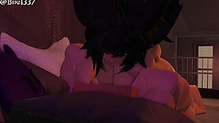 Sheer domination with big tits in 3d femdom