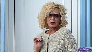 a hard day ends with tight pussy orgasm in bedroom