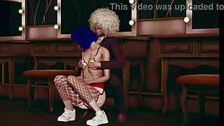 Cute 3D Lesbian Girls Engage in Pantyhose Action