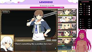 Vtuber Lewdneko Dives into Huge Anime Tits Game Evenicle Part 18