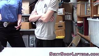 Real Blonde Mall Cop With Big Tits