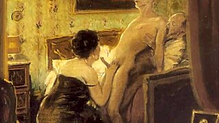 Vintage Erotic Art Unveils Retro Cartoon Charm in Stunning Antique Hentai Style