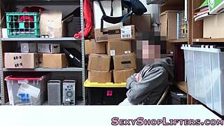 Real Blonde Mall Cop With Big Tits