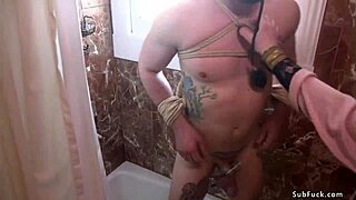 Busty Milf Femdom Intensely Whips Submissive Gimp Slave With Toys