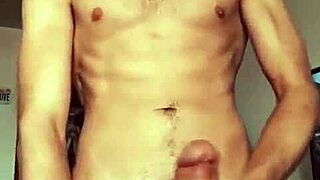 hot soloboy with big monster cock cumshot