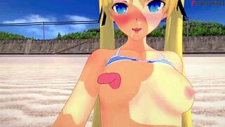 Marie Rose Bikini Fucking on the Beach!