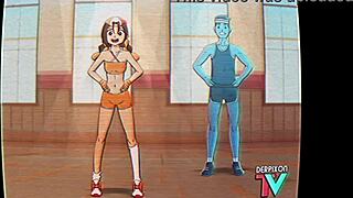 Eri-Chan Does Intense Home Workout