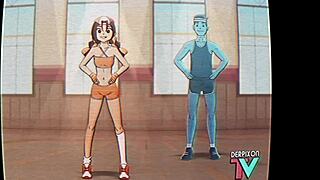 Eri-Chan Does Intense Home Workout