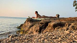 Hey, I asked a stranger for sunscreen on a nudist beach!