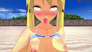 Marie Rose Bikini Fucking on the Beach!