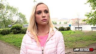 playful blonde crystal caytlin craves public sex thrills