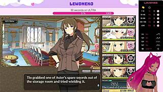 Vtuber Lewdneko Dives into Huge Anime Tits Game Evenicle Part 18