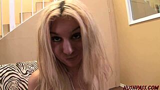 18 year old gets whitezilla cock in doggystyle facial. Bent over hardcore.