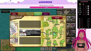 Vtuber Lewdneko Dives into Huge Anime Tits Game Evenicle Part 18