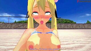 Marie Rose Bikini Fucking on the Beach!