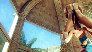 elsa femboy swallows cock like a pro in this yaoi.