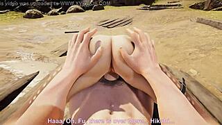 I watch deer-girl freyja in the viking village 3d hentai, it's so uncensored and hot.