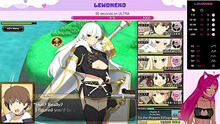 Vtuber Lewdneko Dives into Huge Anime Tits Game Evenicle Part 18