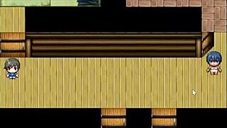 Tanned girl natsuki enjoys having massive tits covered in cum in hentai game episode 13