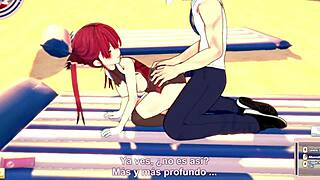 Houshou Marine Fucking on Sex Beach in 3D Cartoon