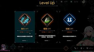 In escape dungeon 2, the character gets forced into marriage with a giant man and creampied after deflowering.