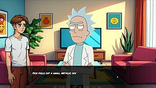 Portal parody hentai game with cute sister squirting