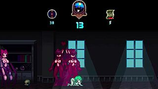 Haunted hump house with monster cocks in intense gameplay