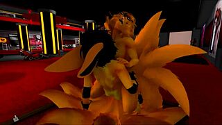 Roxy Foxy gets wild in this black anime hentai adventure! 😏