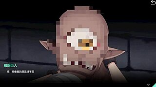 In escape dungeon 2, the character gets forced into marriage with a giant man and creampied after deflowering.