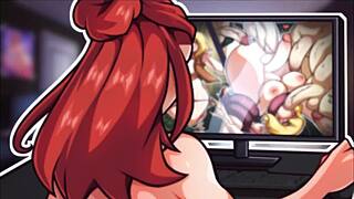 futanari hentai faping