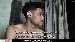 Strong boy Danny gives blowjob during construction work